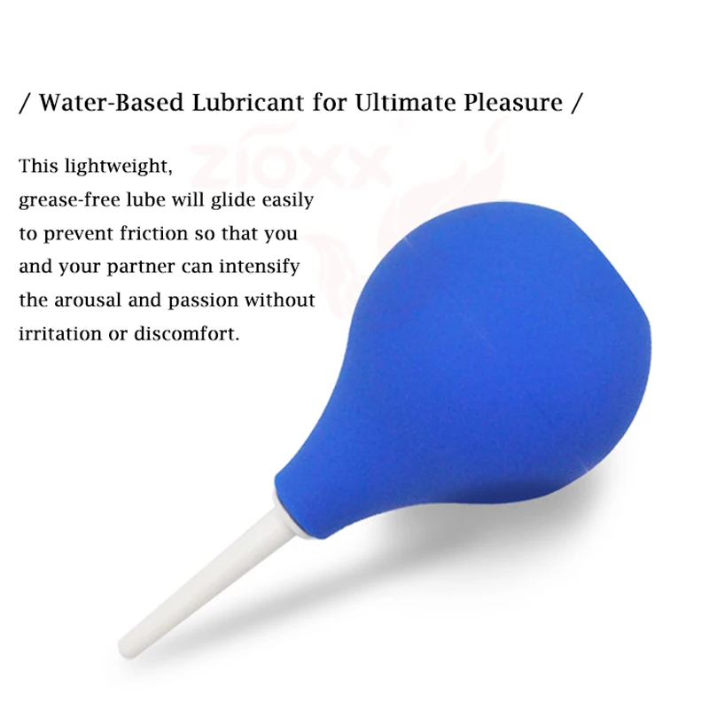 Анальная пробка для взрослых секс игрушки геев силиконовый шприц очистки прямой