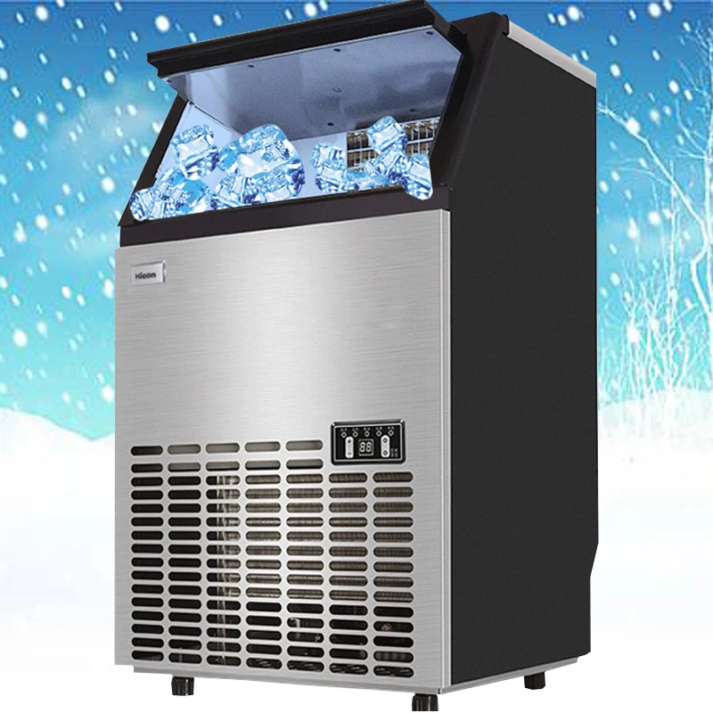 

Vertical Professional Commercial Ice Machine Multifunctional Automatic Intelligent Ice Cube Machine 200W