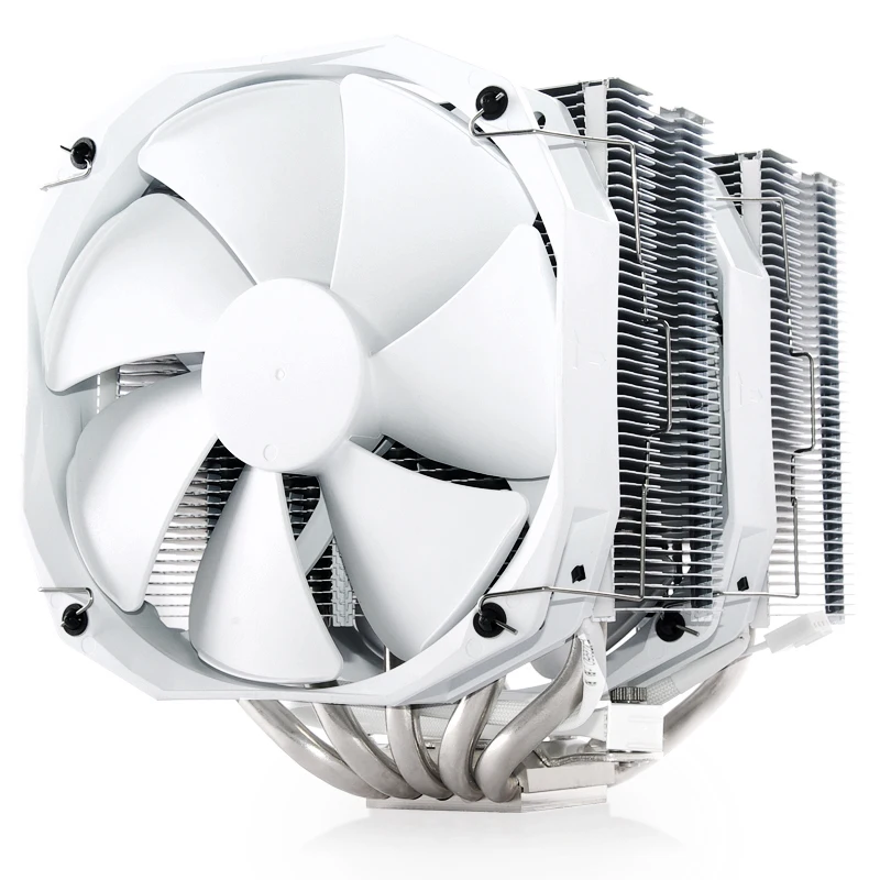 Кулер для процессора Phanteks TC14PE Twin Tower Ultimate Edition/белый/черный 8 мм * 5 с медной