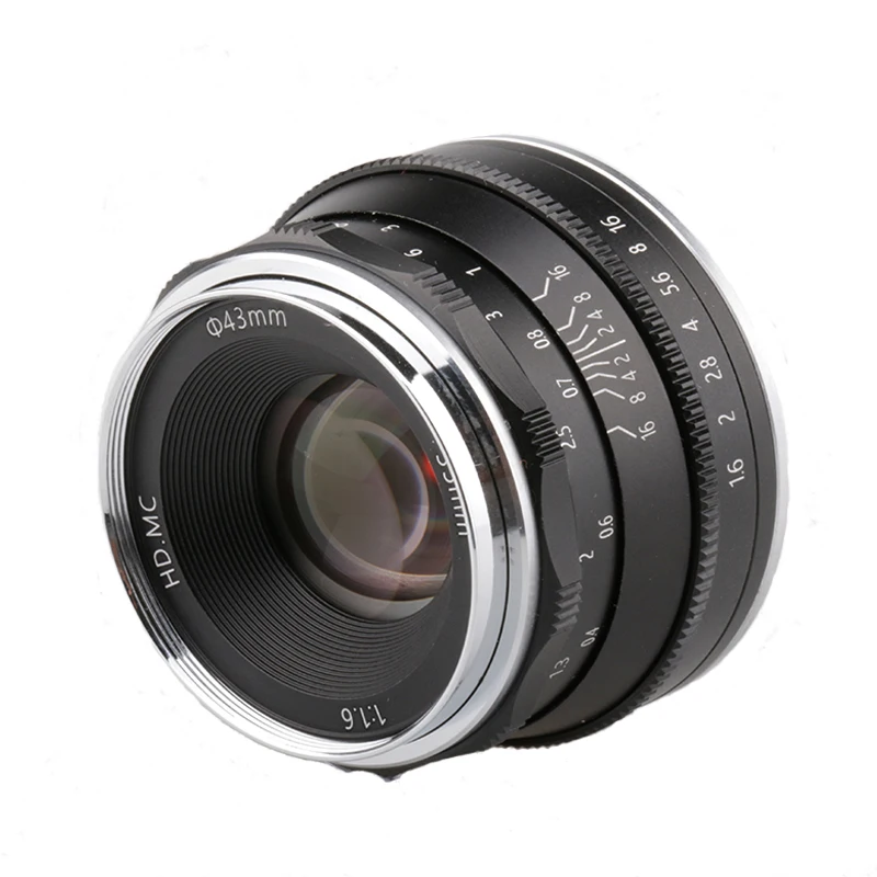 

35mm F1.6 APS-C Multilayer Film Coating Mirrorless Camera Lens for Olympus&Panasonic M4/3 Mount Camera