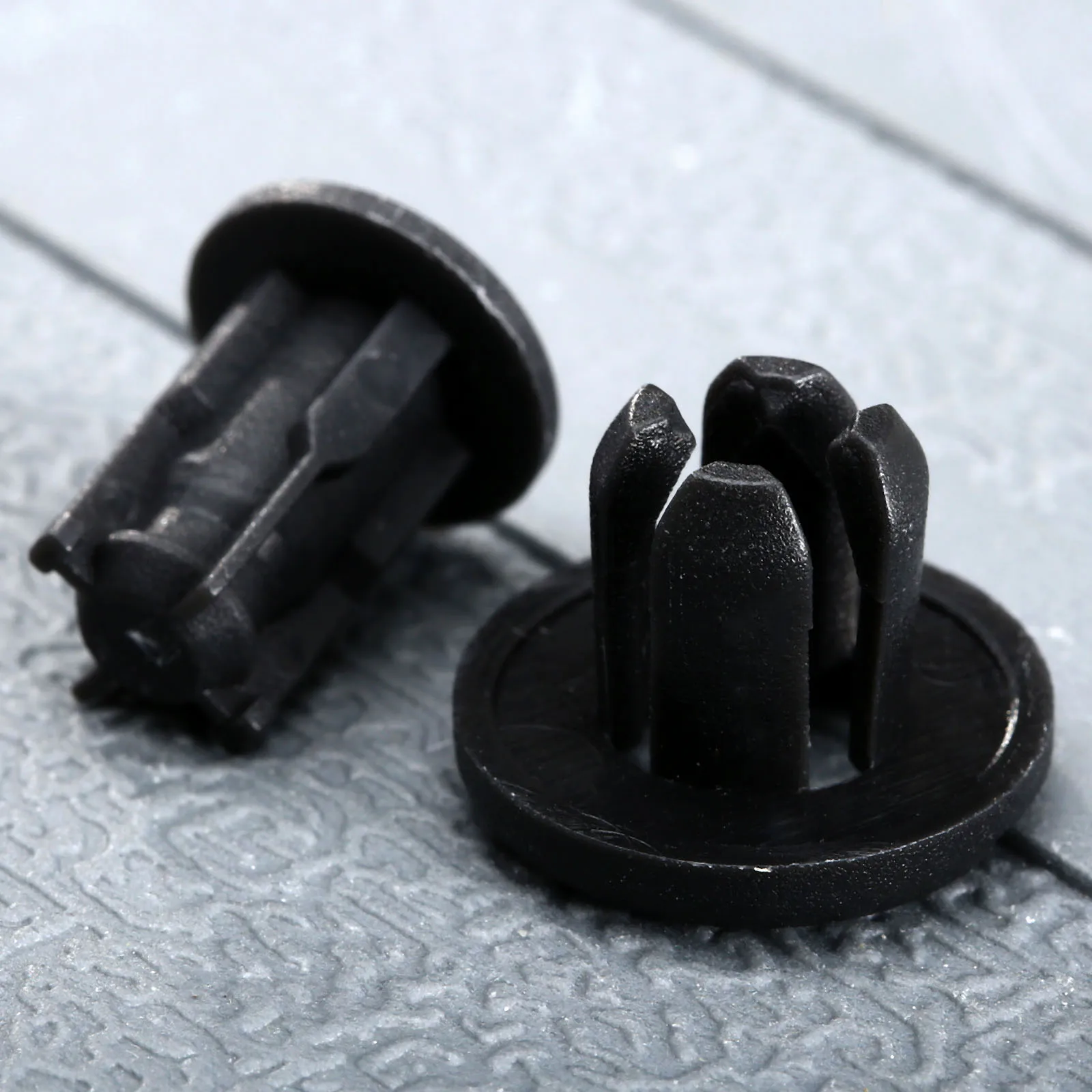 50Pcs Auto Plastic Fastener 10mm Hole Rivet Retainer Push Engine Cover Fender Car Door Trim Panel Clips For Toyota | Автомобили и