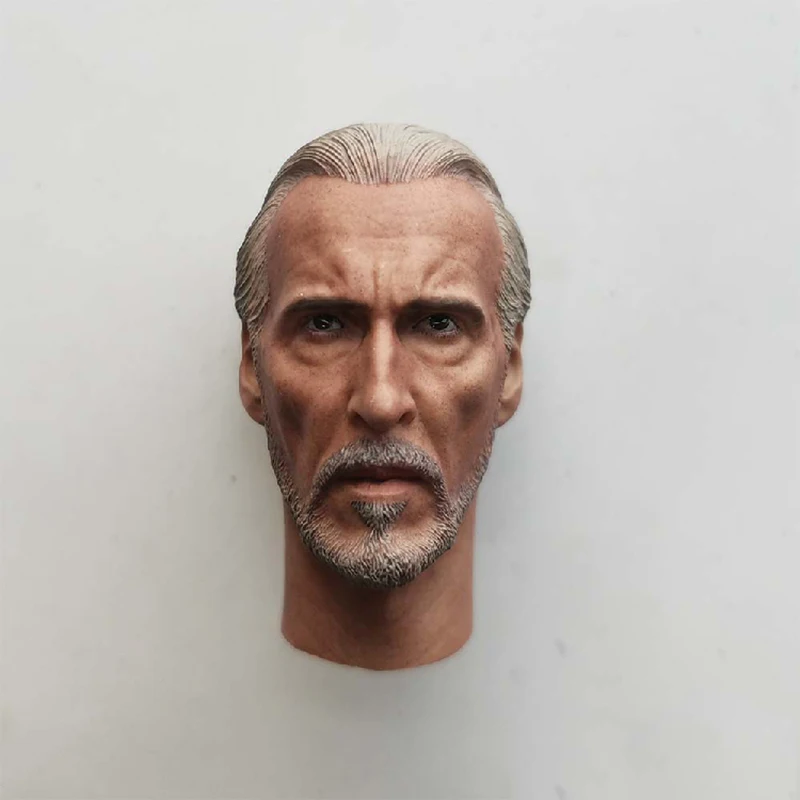 

Модель головки Dooku, масштаб 1/6, лепка для 12 дюймов, фигурки, тела, аксессуары «сделай сам»