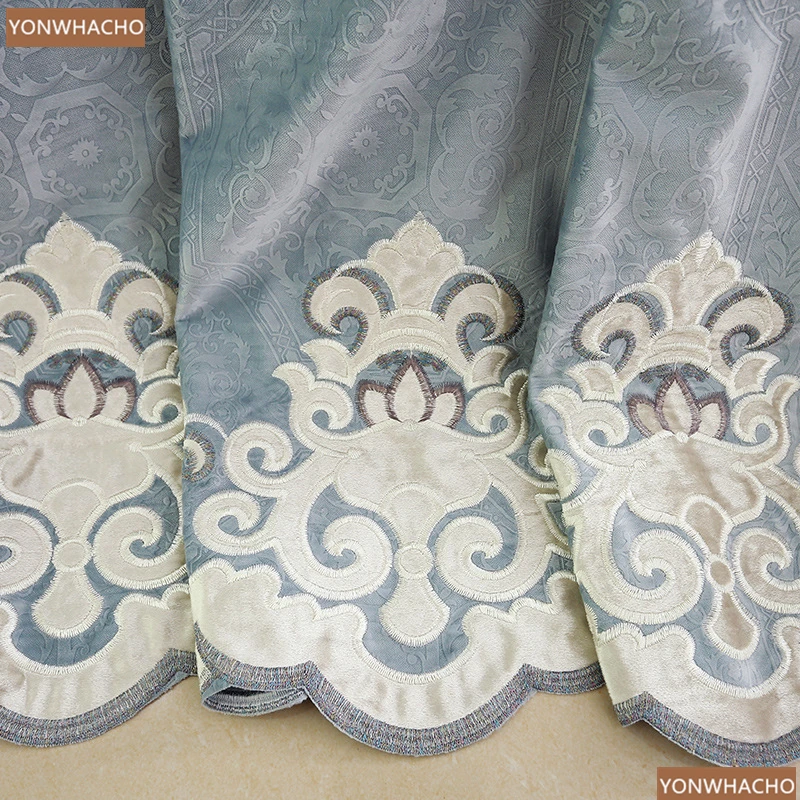 Занавески на заказ Роскошные для спальни водорастворимые полые итальянские