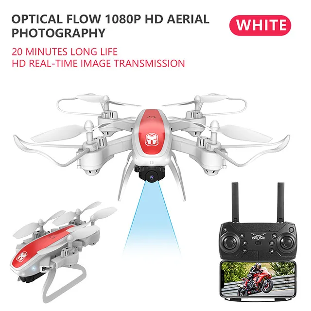 1080p Дрон KY909 HD 4K WiFi видео live fpv Дрон светильник с потоком держать высоту четырехосный самолет одна кнопка взлет Дрон с камерой квадрокоптер с камерой квадракоптер квадрокоптер аккумулятор квадракоптер с камерой - Цвет: 1080p