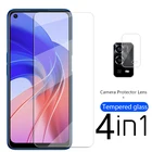 Стекло для OPPO A55 закаленное стекло OPPO A15 A15S A16 A54 A55 A74 4G защита экрана Защитная пленка для объектива телефона для OPPO A55 4G