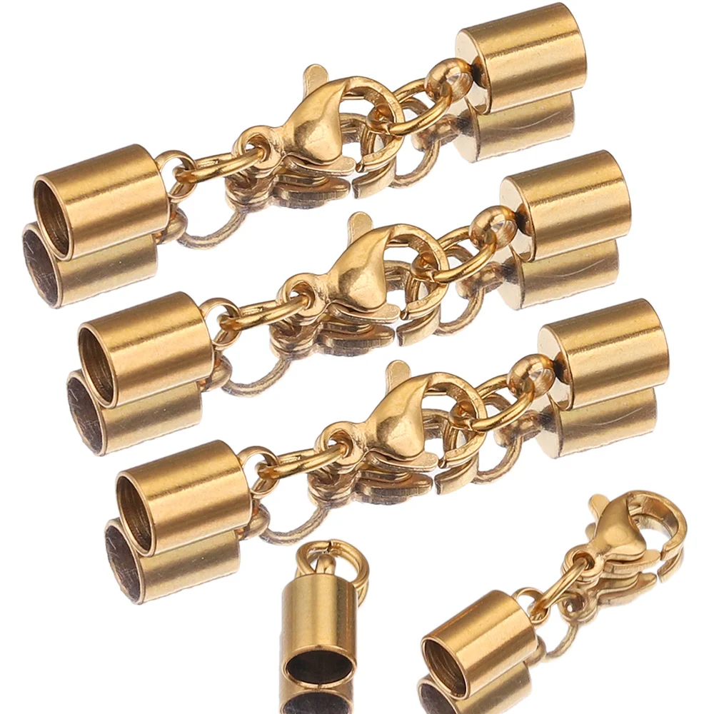 5 шт./лот застежка-карабин из нержавеющей стали для изготовления браслетов |