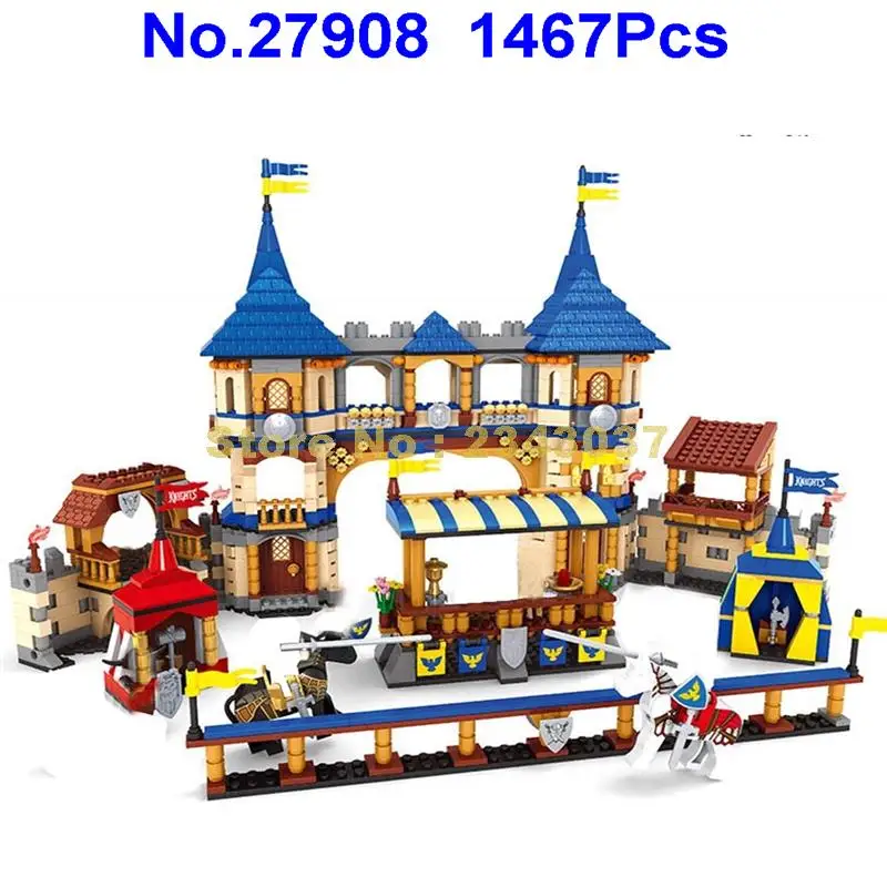 Ausini 27908 1467 шт. средневековые рыцари замок Королевская Арена 10 строительных блоков