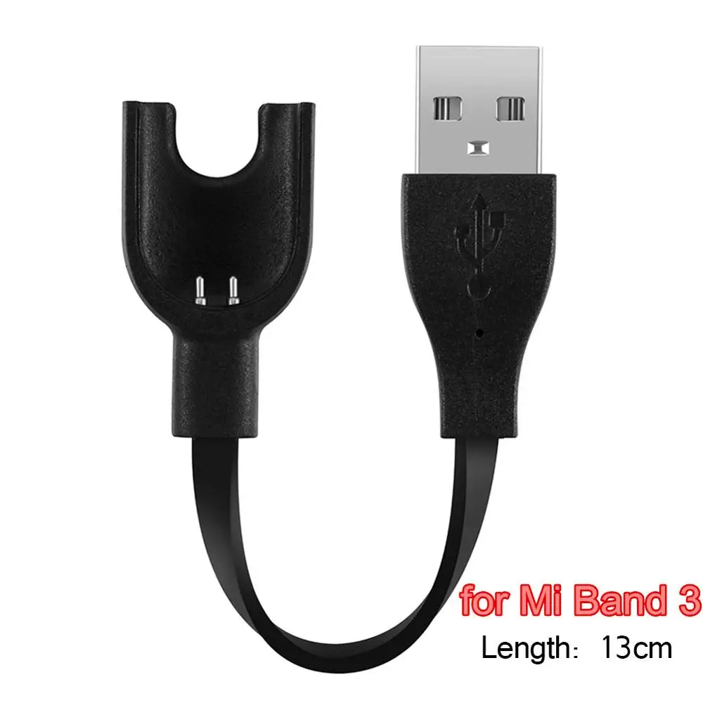 13cm for Mi band 3 Usb зарядный кабель разборка- зарядное устройство адаптер для Xiaomi Mi полоса 3/4/NFC 13/20/100 см зарядный провод линия для умных браслетов - Цвет: 13cm for Mi band 3