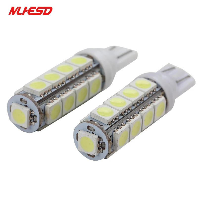 10 шт. Белый светодиодный T10 17SMD 5050 автомобилей Клин 194 168 W5W стробоскоп