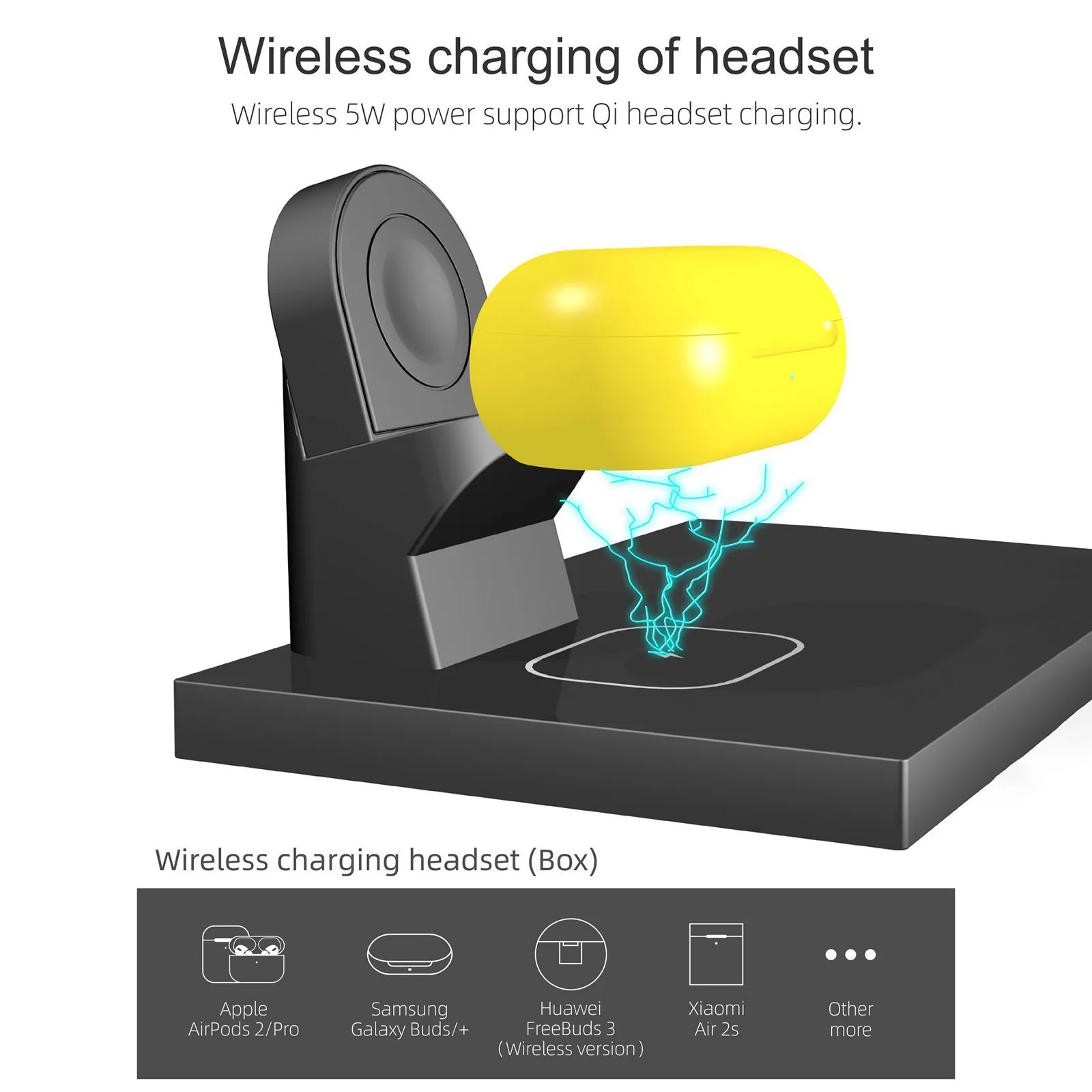 

Wireless Charging 3 In 1 Stand For Apple Watch P10-s Multifunctional Combined Three-in-one Mobile Phone Holder Wireless Charger