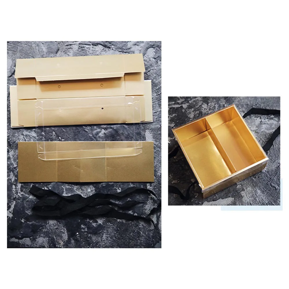 Подарочная коробка на День святого Валентина квадратные складные бумажные