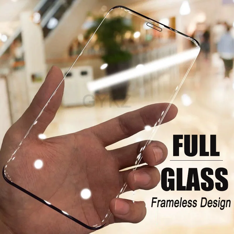 Новое безрамочное закаленное стекло для iPhone 11Pro Max XS MAX защита экрана
