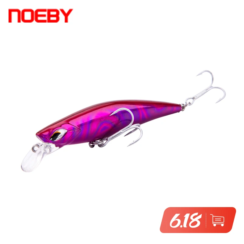 Рыболовная искусственная приманка NOEBY NBL9496 кренкбейт с объемными глазами для