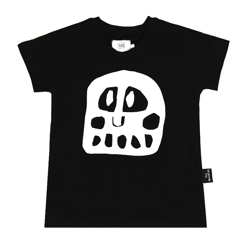 Новая брендовая летняя футболка для мальчиков и девочек повседневная детская с