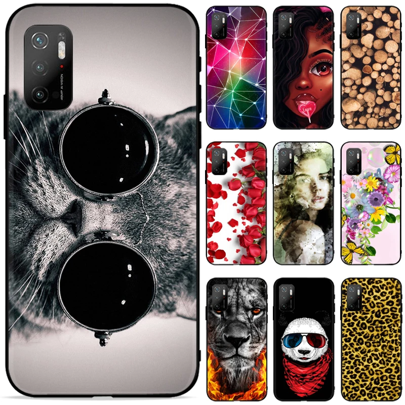 

For Xiaomi Poco M3 Phone Case For Poco M3 Pro Soft Tpu Phone Back For Xiaomi Poco M3 Pro Case Shockproof TPU Soft Coque Black