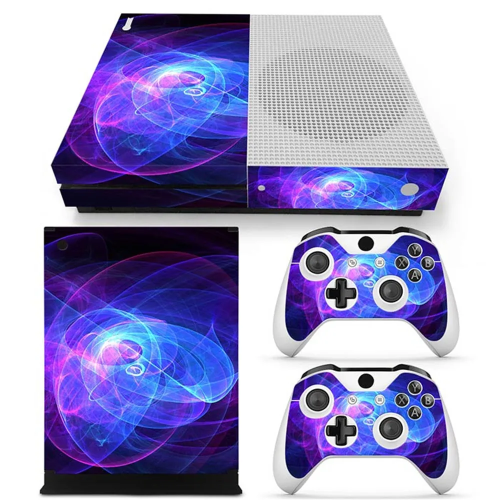 Новые наклейки в виде черепа для XBOX One s Slim Console Kinect Виниловая наклейка + 2 скина