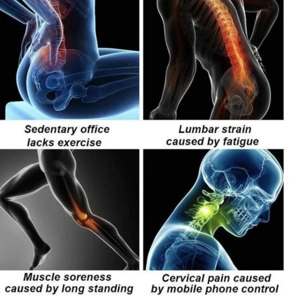 Muscle Massage Gun Percussion 8 Tips Vibration Body Relaxer Therapys Massager Recovery With Noise Reduction Technology |