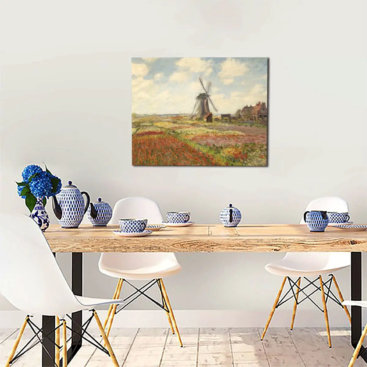 

Monet Painting Special Wood Decoration Pictures Office New Room Decor