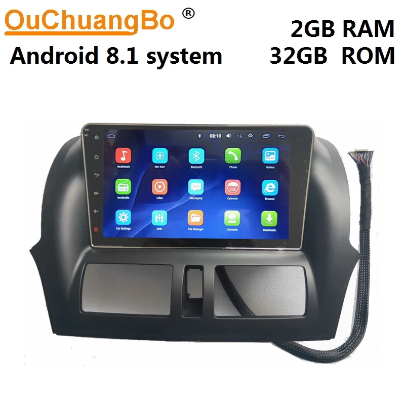 Радио gps мультимедийный плеер Ouchuangbo для FAW Besturn X80 2013 2016 с 10 2 дюймовым android 8 1 bluetooth