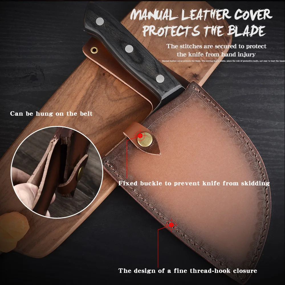 Кухонный нож для мясника из нержавеющей стали 7CR17 6 5 дюйма шеф-повара обвалочного