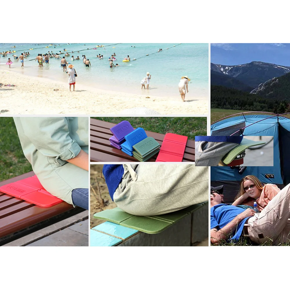 

Camping Hiking Moisture-proof Folding EVA Foam Pads Mat Cushion Park Picnic Foldable Outdoor Waterproof Seat fishing accessories