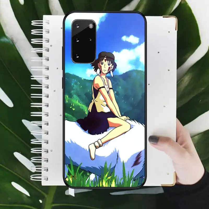 

Mononoke Hime Japan anime Phone Case For Samsung galaxy S 9 10 20 A 10 21 30 31 40 50 51 71 s note 20 j 4 2018 plus