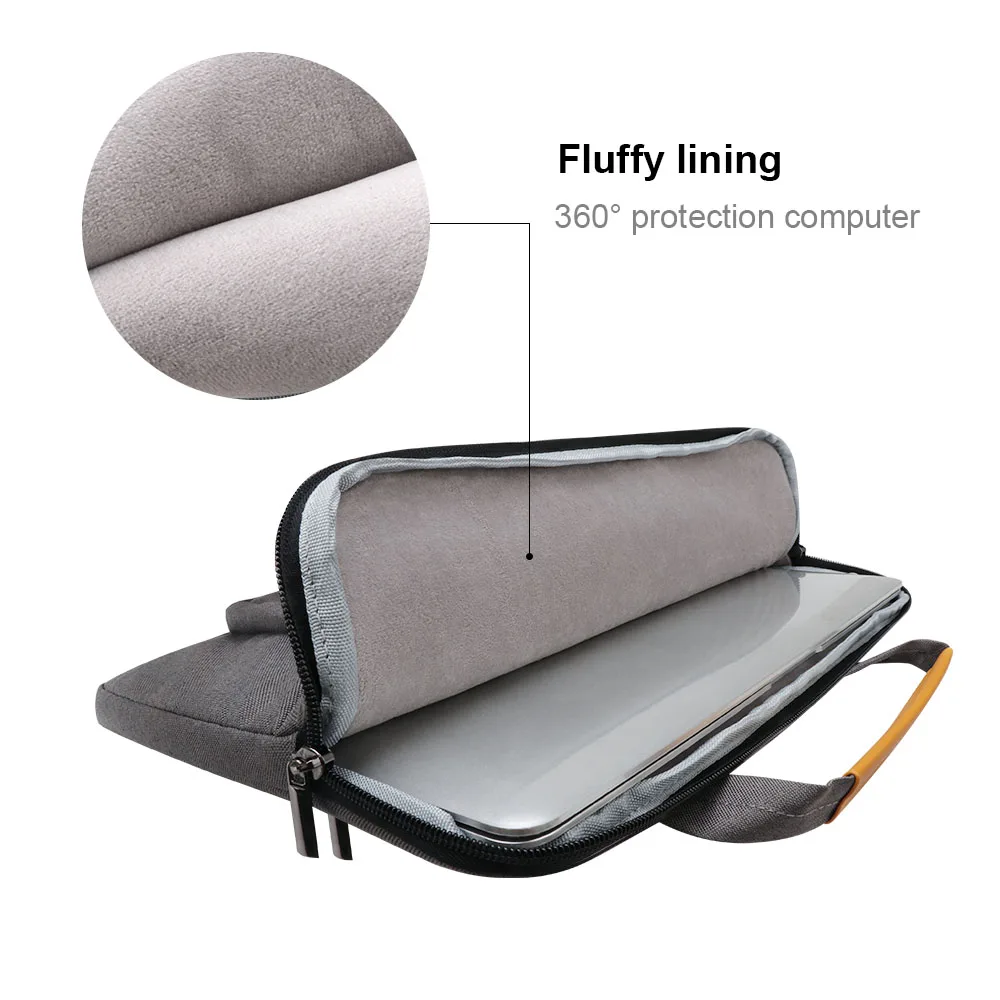 iCozzier 13.3 inch Front Pocket Laptop Sleeve Large Capacity Handbag Protective Business Case Bag for 13 Ultrabook/Notebook | Компьютеры и