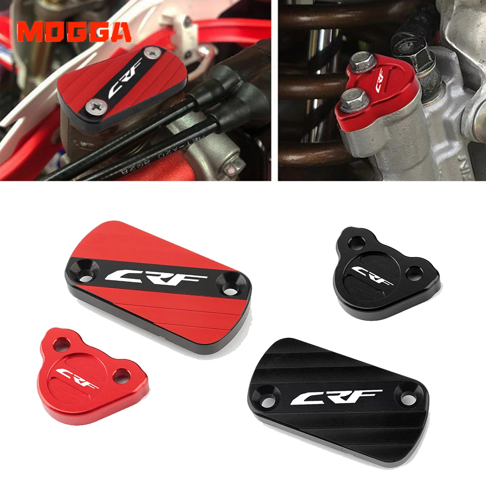 

For HONDA CRF150R CRF250R CRF250X CRF450R CRF450X CRF 250 450 RX 450L High quality CNC Front Rear Brake Fluid Reservoir Cover