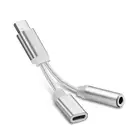 Адаптер для наушников 2 в 1, с Usb C на 3,5 мм
