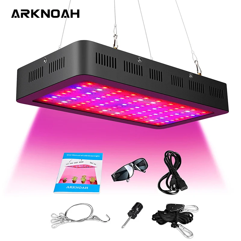 AK-GL-1500B ARKNOAH 1500 Вт, светильник для выращивания, полный спектр, двойной чип, 10 Вт, светодиодный светильник для комнатных тентов, теплиц, гидропоники, лампа для роста растений - Испускаемый цвет: AK-GL-1500B