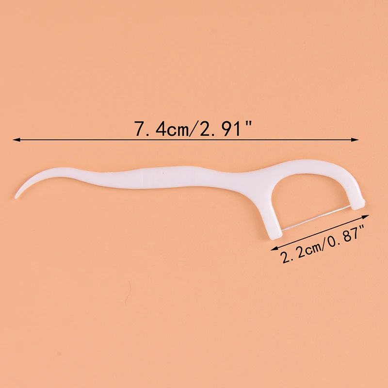 

10pcs Dental Floss Flosser Picks Teeth Toothpicks Stick Tooth Clean Oral Care 7.5cm Random Package