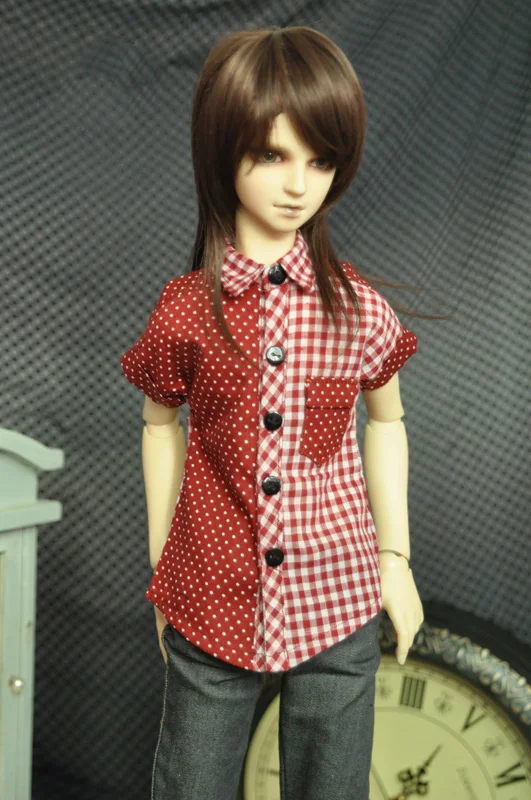 Одежда для куклы 1/6 1/4 1/3 BJD рубашка с коротким рукавом аксессуаров BJD/SD ID72 дядюшка.