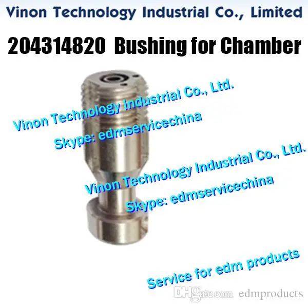204314820 edm Bushing for 104329700 Chamber. 100445225 104329690 ROBOFIL 290 300 310 500 Pin with tube 431.482.0