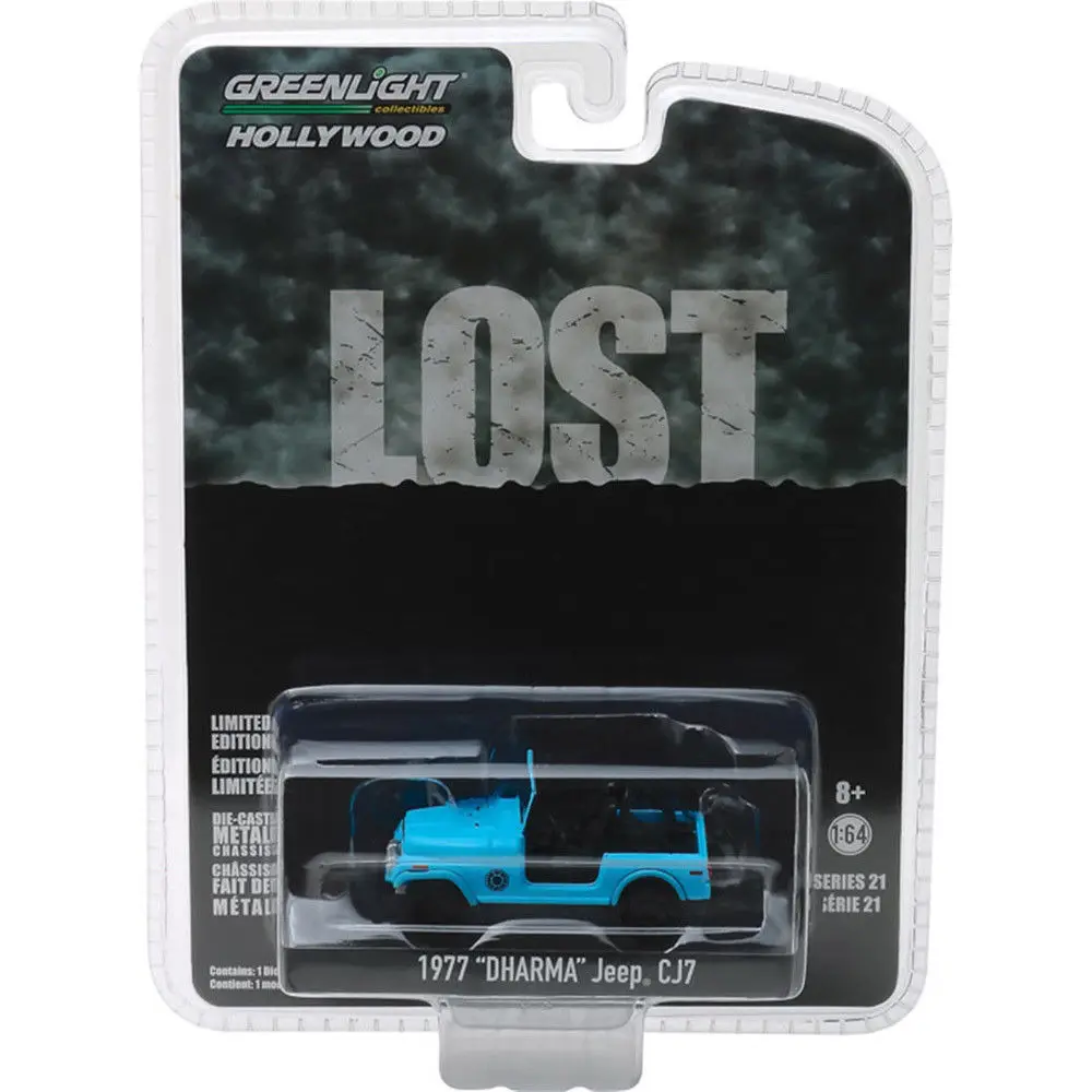 GreenLight 1:64 1977 J eep CJ 7 сплав игрушечный автомобиль игрушки для детей литья под