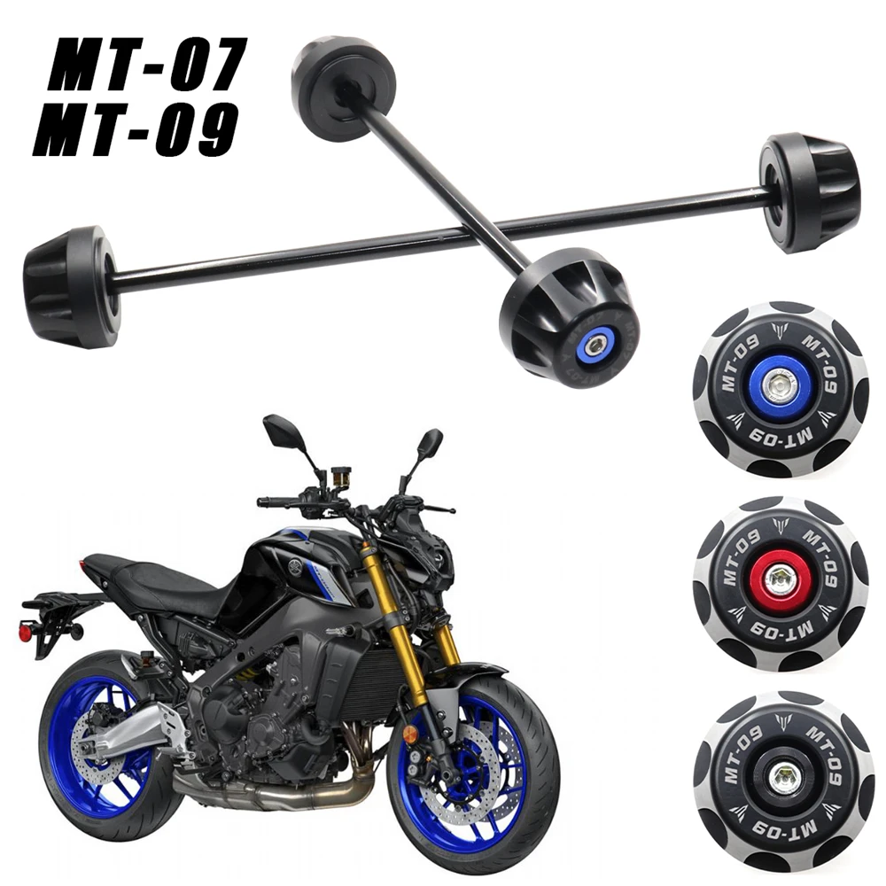 Задний ползунок вилки передней оси для YAMAHA MT07 FZ07 2014 2021 MT09 FZ09 Tracer700 защита колес
