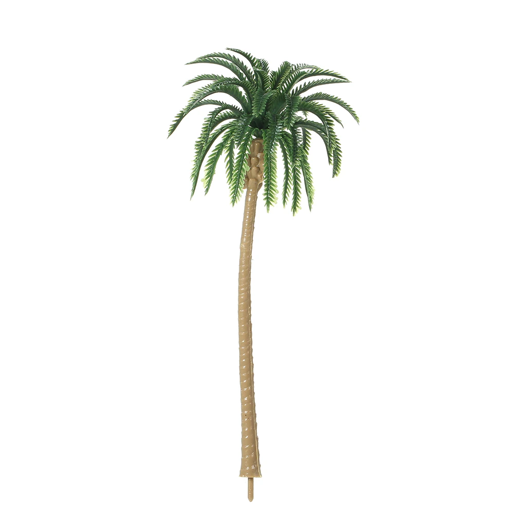 15PCS Mini Model Trees Miniature Scenery Layout Plastic Tree Palm Train Coconut Rainforest Home Garden Decoration | Игрушки и хобби