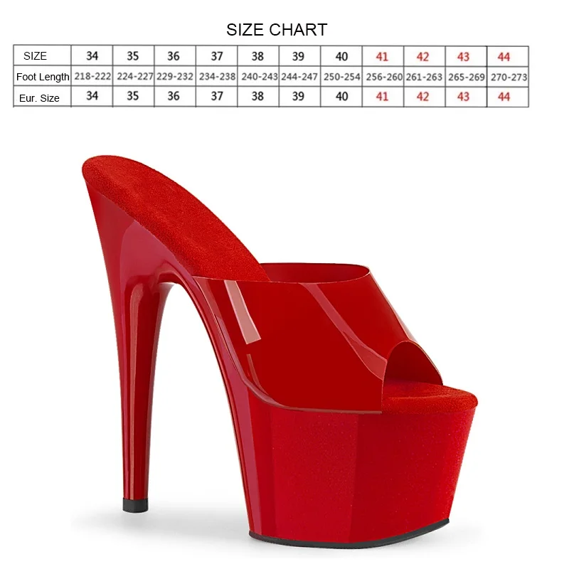 

New Model Catwalk Shoes 15cm High Heel Platform Patent Leather Peep Toe Stiletto Slippers Women's Banquet Dancing Pumps 34-41