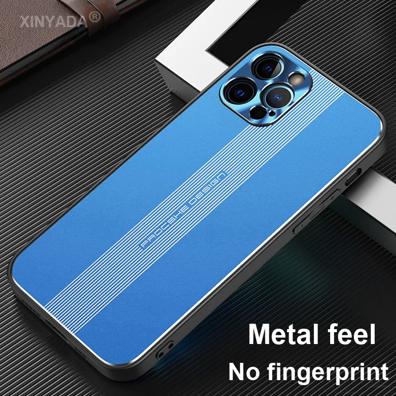 

Luxury Metal Case For iPhone 12 Pro 11 Max iPhone12 Mini Matte Metal Tank Shockproof Case For iPhone 11 Pro Back Cover Armor