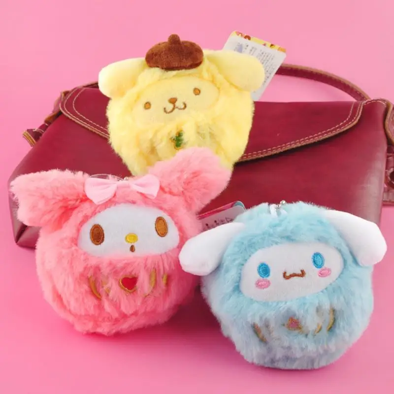 1 шт. новая Изысканная мультяшная Мелодия пудинг Cinnamoroll Собака Кошка подвеска Плюшевая Кукла Мягкие плюшевые игрушки случайные подарки