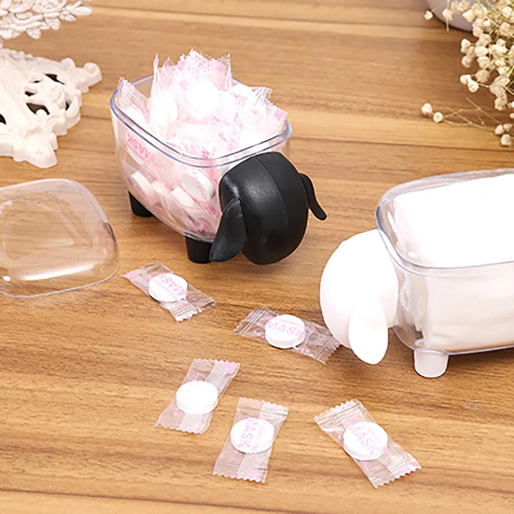 1 шт. органайзер для макияжа коробка хранения креативный пылезащитный ватный