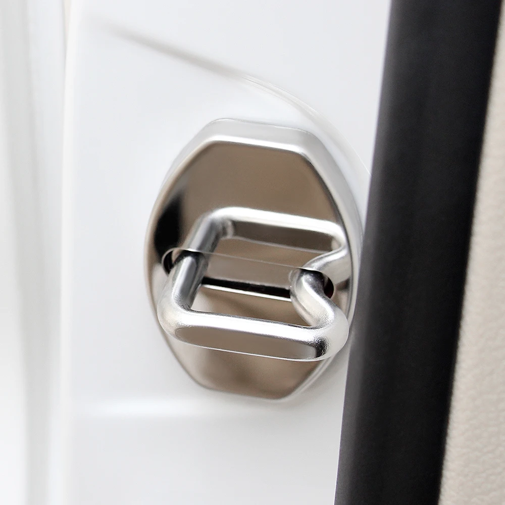 4PCS/Lot For VW POLO JETTA MK5 MK6 Passat B5 B6 B7 GOLF MK7 Scirocco CC Touran Tiguan Touareg Door lock cover car-styling - купить по