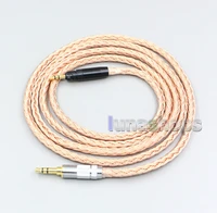 ln006770 2 5mm 4 4mm xlr 3 5mm 16 core 99 7n occ earphone cable for ultrasone performance 820 880 signature dxp pro studio