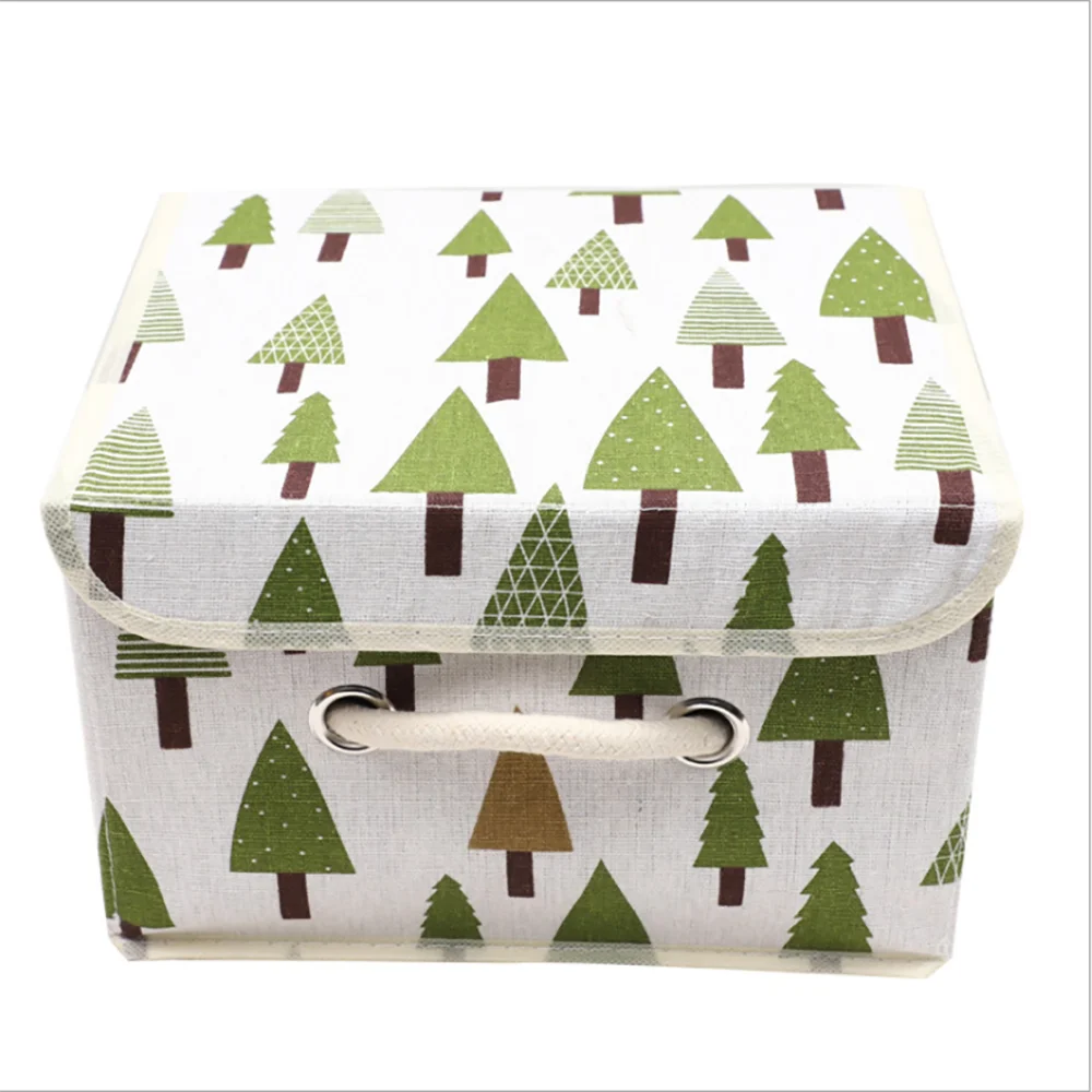 

Foldable square Desktop Storage Basket Sundries Storage Box Underwear Cosmetic Organizer Jewelry Scarf Socks Storage Basket Bags