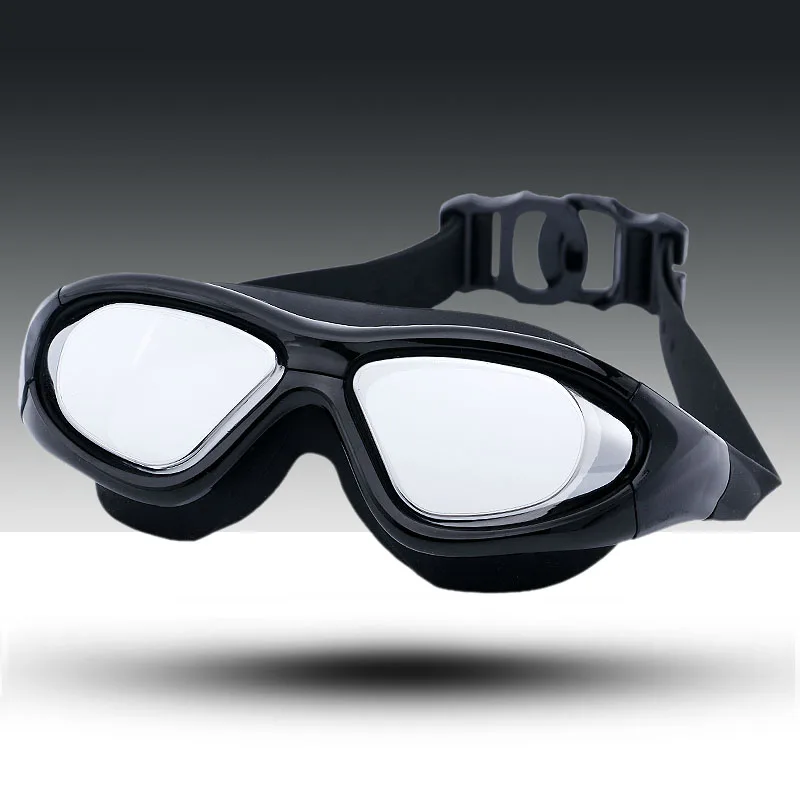 Очки для плавания при близорукости большая оправа антизапотевающие диоптрии