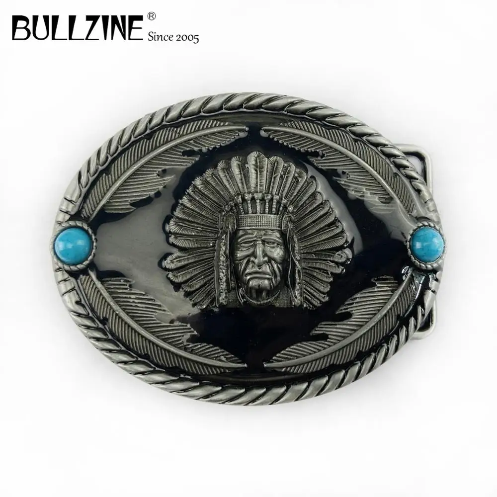 Bullzine Оптовая Продажа цинковый сплав ретро Пряжка на ремешке Мужская пряжка FP 03694