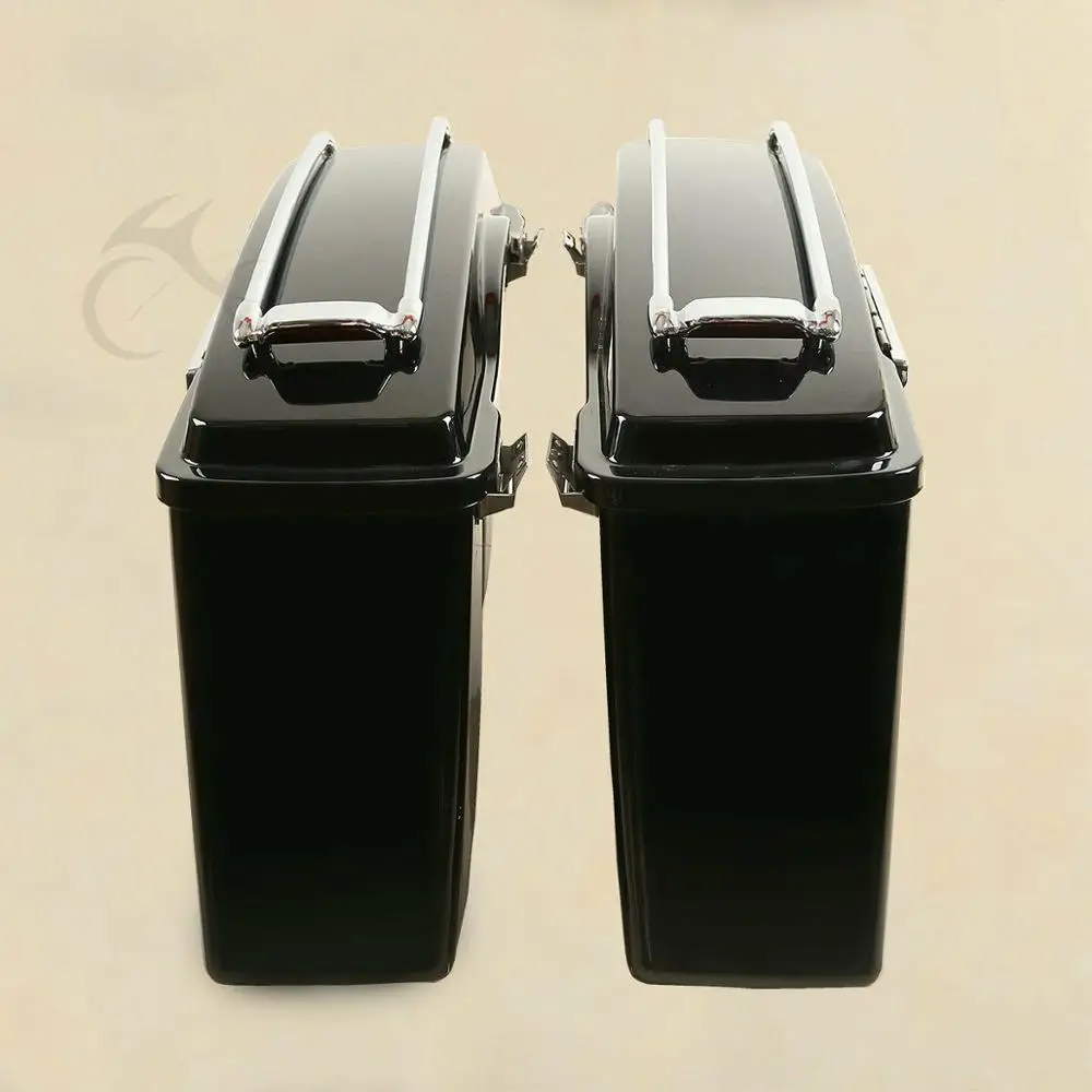 Мотоциклетные жесткие сиденья с защелкой крышки + верхняя направляющая для Harley