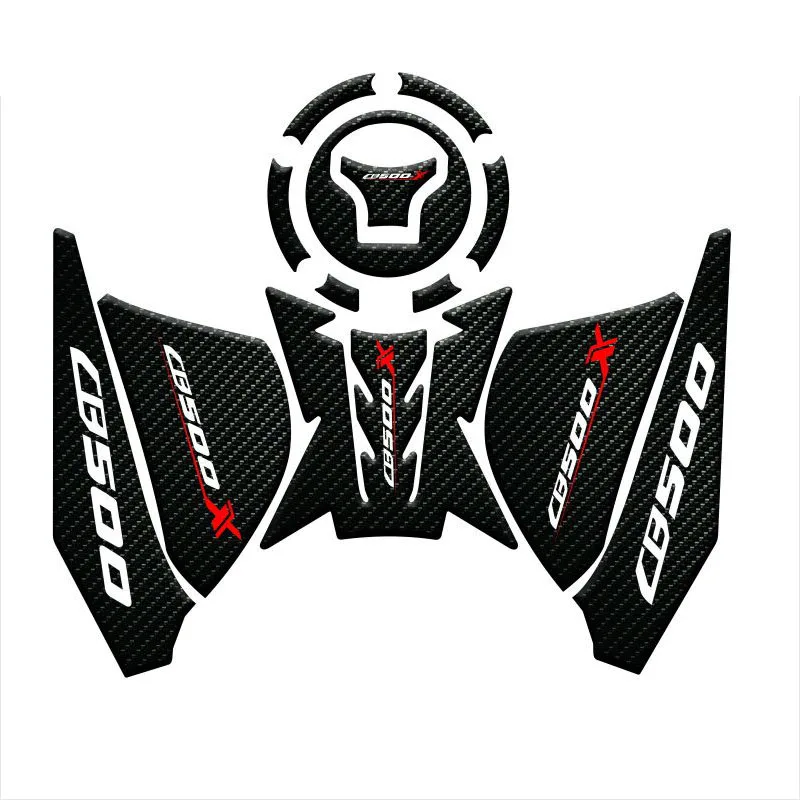 CB500X мотоциклетная противоскользящая накладка на бак наклейка боковая газовая