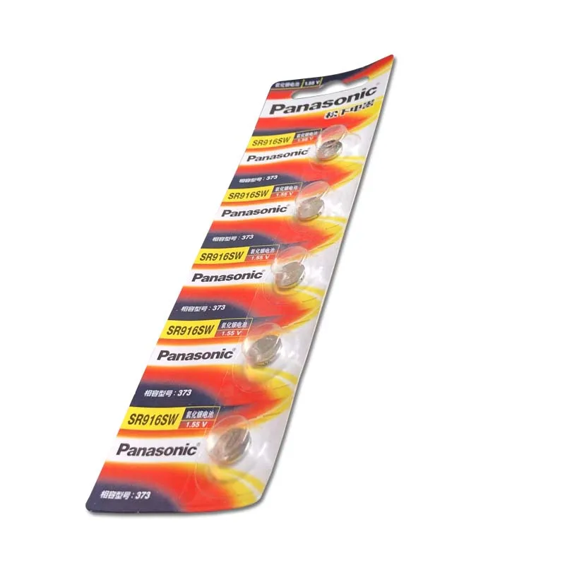 Оригинальный аккумулятор Panasonic 9 5*1 6 мм 2 шт. 1 55 в SR916SW с оксидом серебра 373 D373 SR68 V373