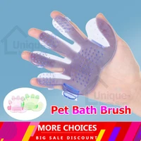 five finger palm pet bath brush glove massage beauty supplies pet cleaning supplies