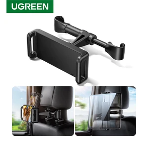 ugreen mobile phone holder car headrest holder for phone tablet backseat mount stand for ipad pro iphone 13 auto headrest holder free global shipping